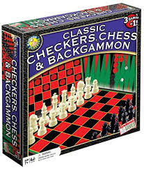 Classic Chess Checkers and Backgammon